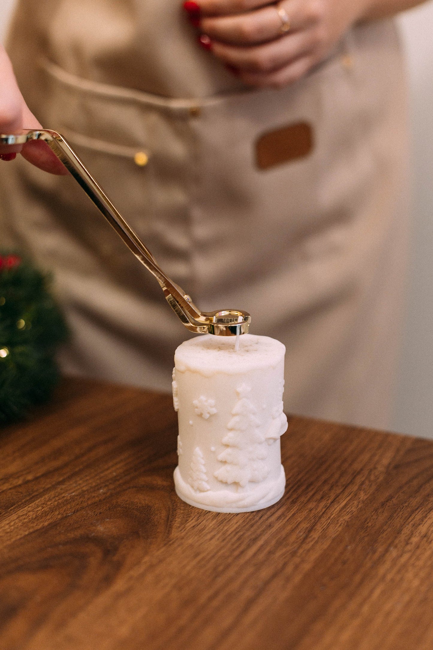 DESIGN CANDLE - WINTER LANDSCAPE