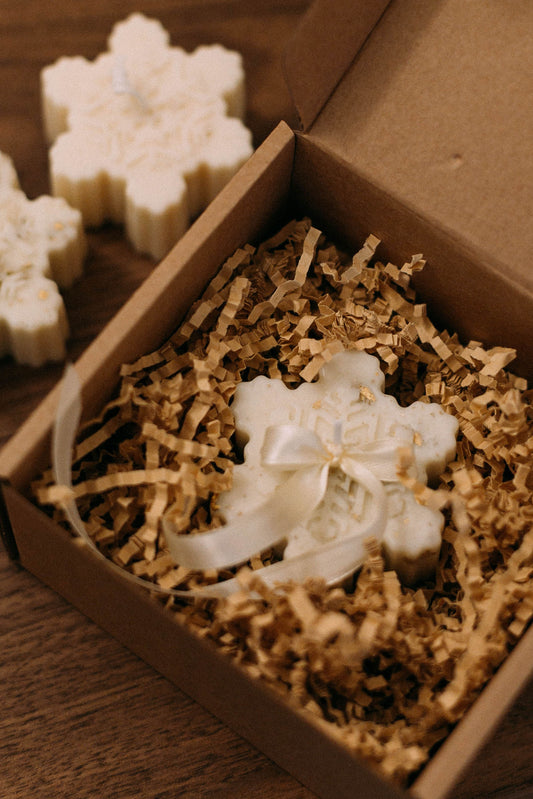 DESIGN CANDLE - SNOWFLAKE