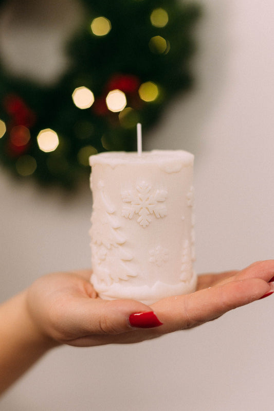 DESIGN CANDLE - WINTER LANDSCAPE